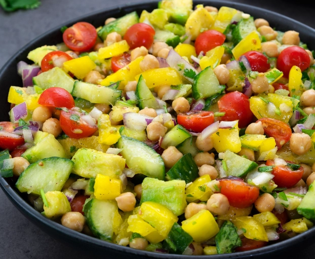 easy chickpea salad