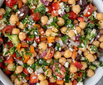 easy chickpea salad