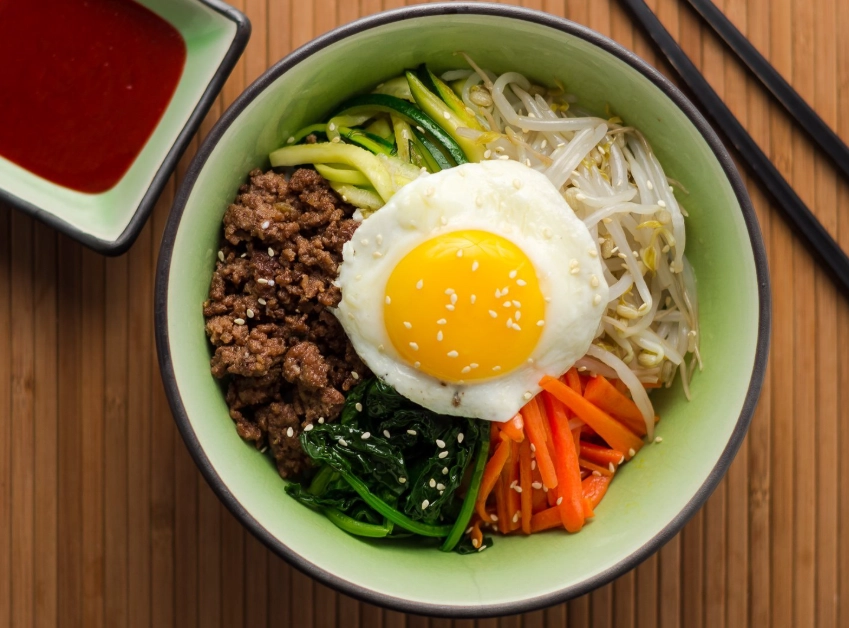 vegetarian bibimbap vegetarian bibimbap