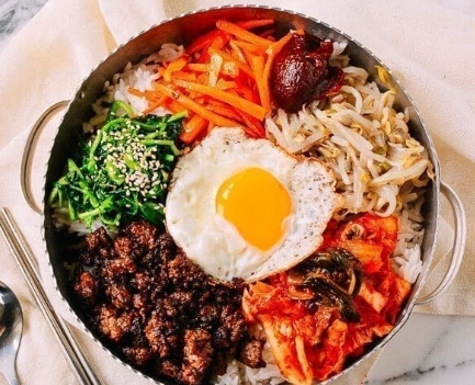 vegetarian bibimbap vegetarian bibimbap