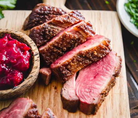 pan seared duck breast pan seared duck breast