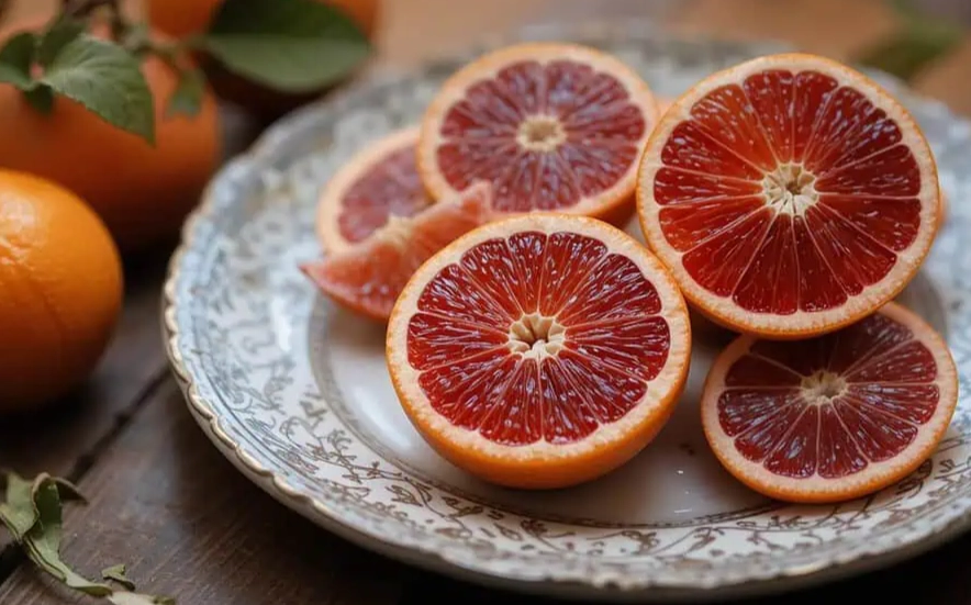 blood orange dessert blood orange dessert