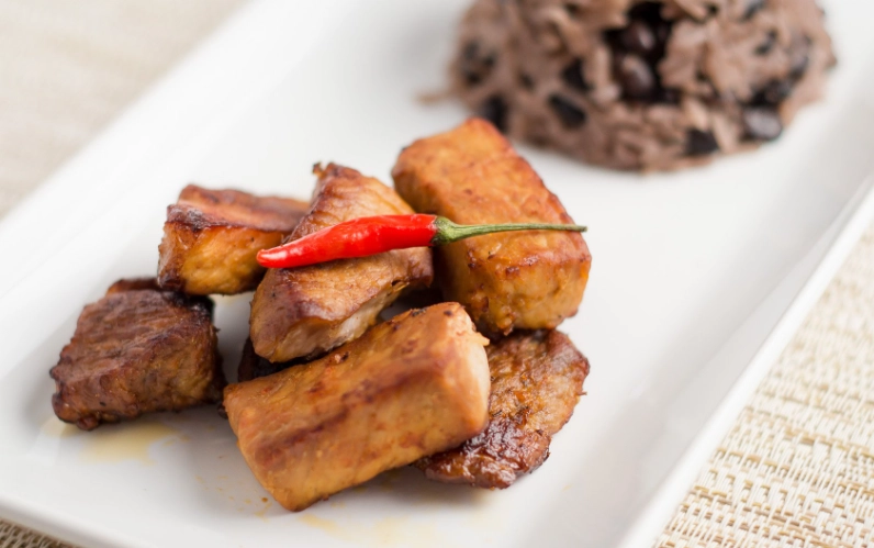crispy pork griot crispy pork griot