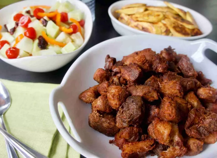 crispy pork griot crispy pork griot