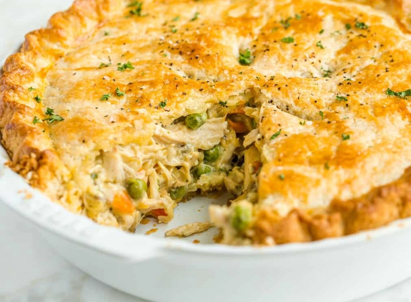 homemade chicken pie homemade chicken pie