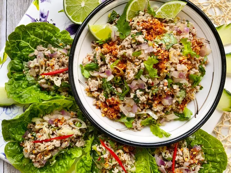 thai larb salad thai larb salad