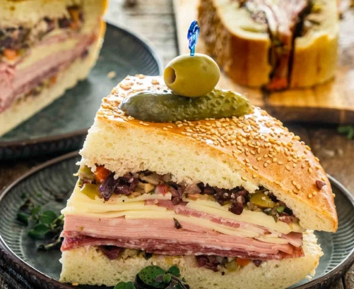 Muffuletta Sandwich Recipe Muffuletta Sandwich Recipe
