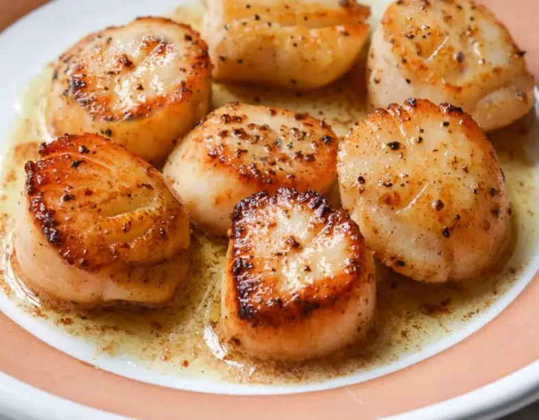 pan fried scallops