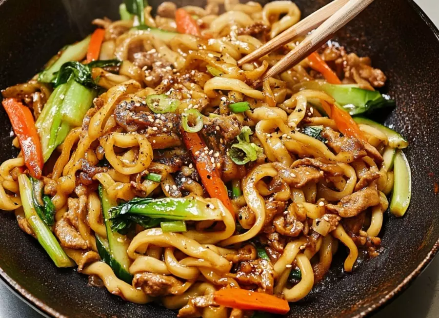 easy yaki udon easy yaki udon