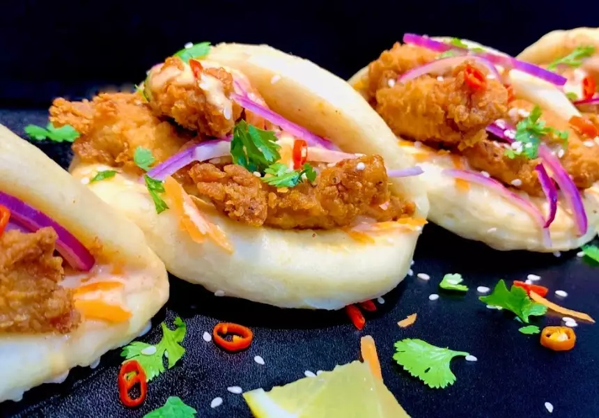 braised pork belly bao braised pork belly bao