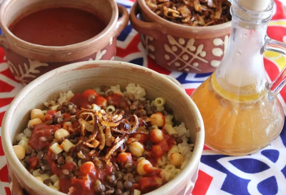 Egyptian koshari
