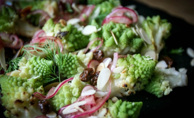roasted romanesco