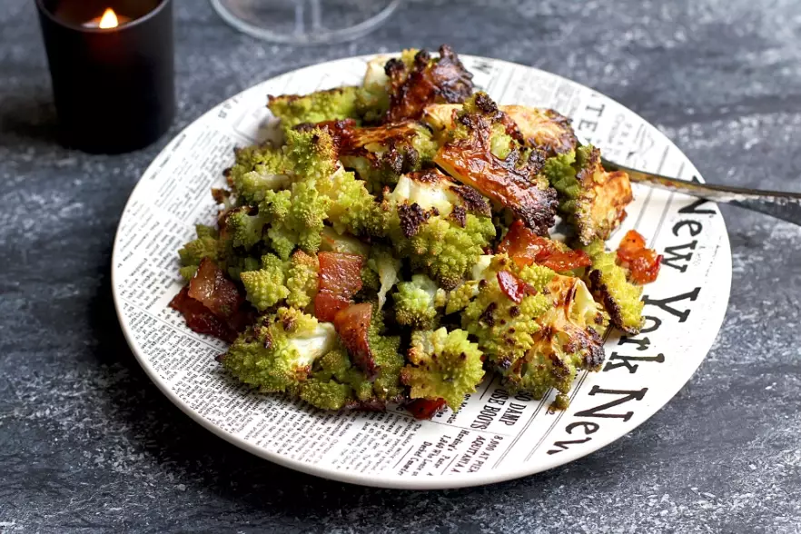 roasted romanesco roasted romanesco