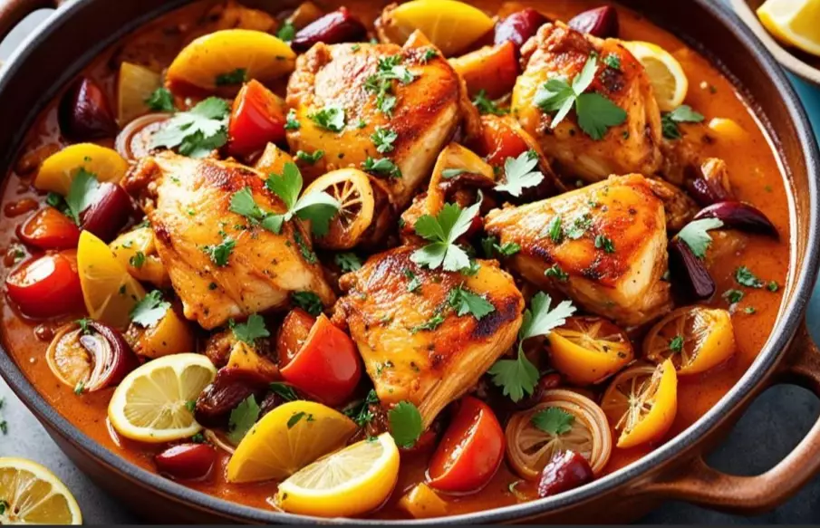 Moroccan chicken tagine Moroccan chicken tagine