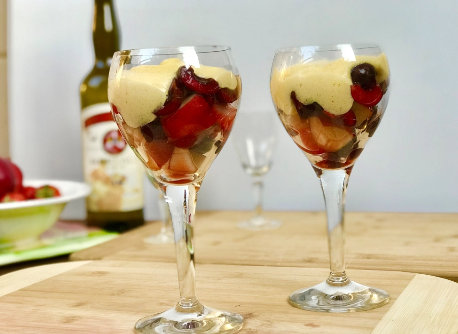 Italian dessert zabaglione