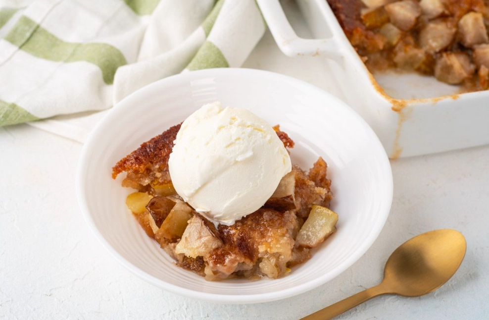 easy pear cobbler