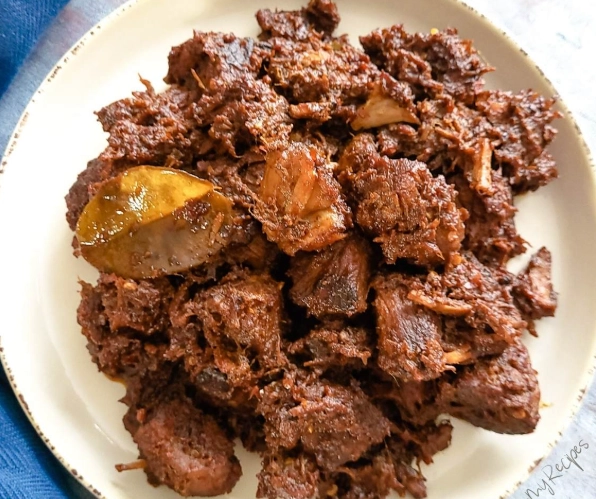 slow-cooked beef rendang slow-cooked beef rendang