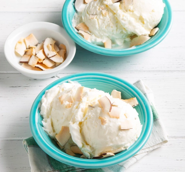 easy coconut ice cream easy coconut ice cream