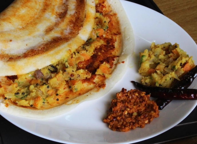 authentic masala dosa filling