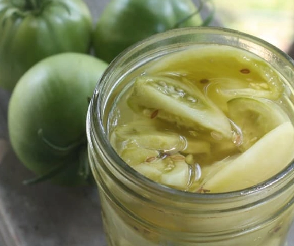 how to pickle green tomatoes
