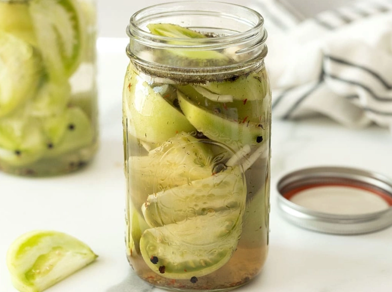canning green tomatoes recipe
