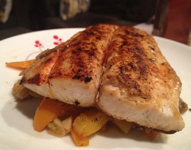 grilled spanish mackerel