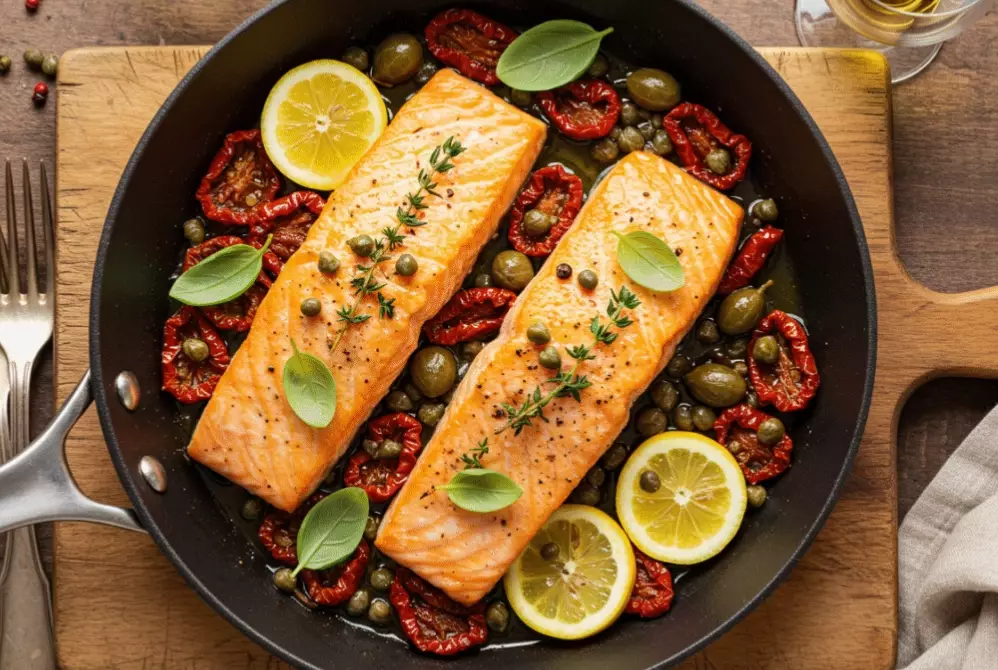 salmon in tomato sauce salmon in tomato sauce