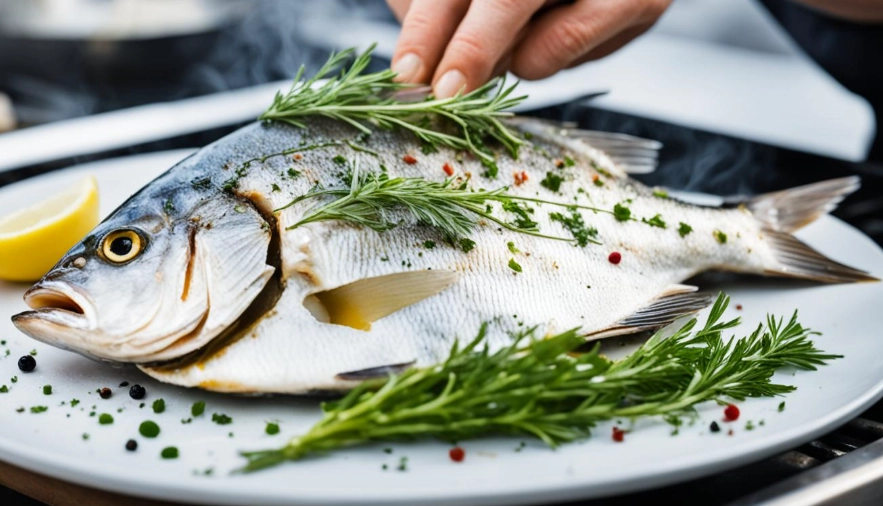 healthy sea bream