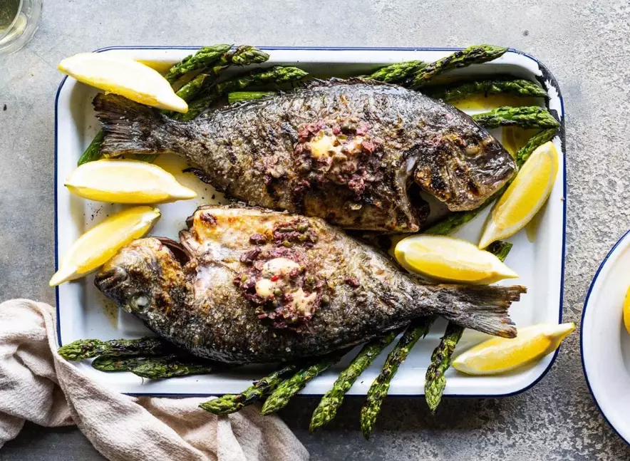healthy sea bream